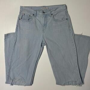 Levi's Low Pro Distressed Straight Jeans